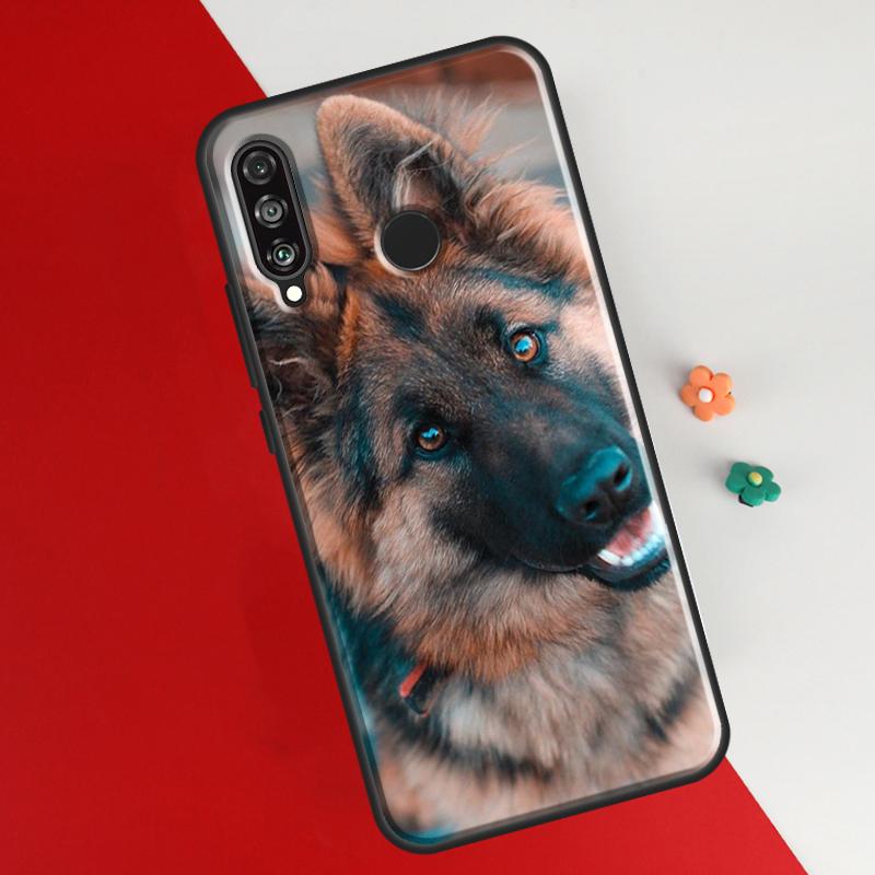 German Shepherd Dog Case For Honor 50 8X 9X 10i Cover For Huawei P30 P40 Lite P50 P20 Pro P Smart 2019 Nova 5T