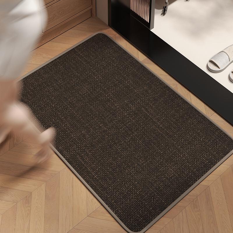 Bathroom Floor Mat, Water-Absorbing Non-Slip Foot Mat, Toilet, Bathroom Door-Drying Door Mat, Toilet, Dirt-Resistant And Anti-Drop Carpet