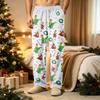 Men's Christmas Print Casual Pants with Pockets Color Trousers