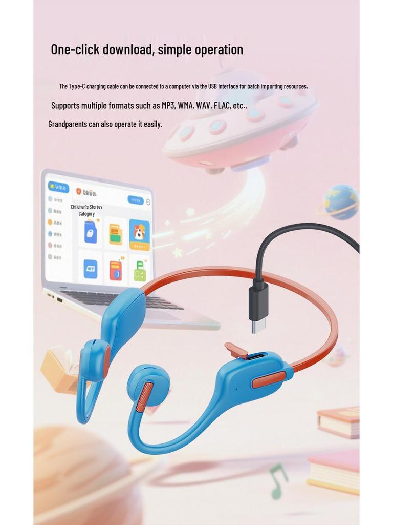 X12 Children's Bone Conduction Headphones with 8GB Memory