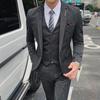 Men's Autumn/Winter Three-Piece Suit Set SJT9823-P265: Elegant Gentleman Style Suit.