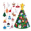 Lighted Felt Christmas Tree with LED String Lights