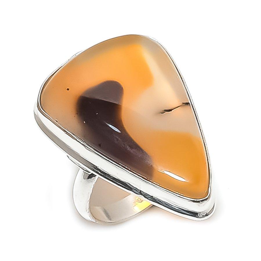 

Mookaite Gemstone Handmade 925 Sterling Silver Jewelry Ring Size 6.5 u2B16