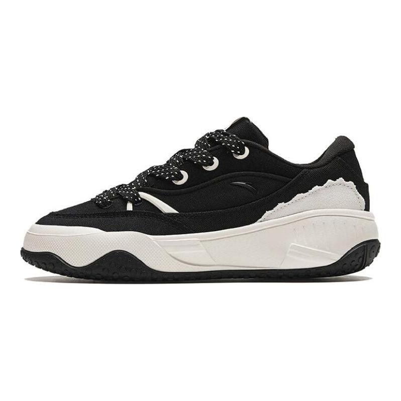 Anta Cookie Shoes Durable Lightweight Low-Top Skate Shoes Women Sneaker Black 922418072-1