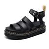 Letní nové platformové sandály Martin boots ručně šitá podrážka cool pantofle plážové