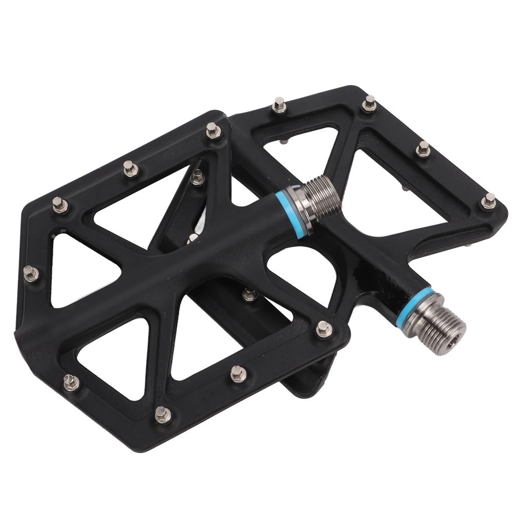 Lp Litepro 2pcs Folding Bicycle Pedal Black Wearproof Nylon Nonslip Mountain Bike Footpeg for MTB