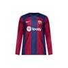 Nueva Camiseta de Fútbol Stadium Home Nike FC Barcelona 2023/24 para Hombre Azul Real Oscuro/Rojo Noble/Blanco DX2636-456