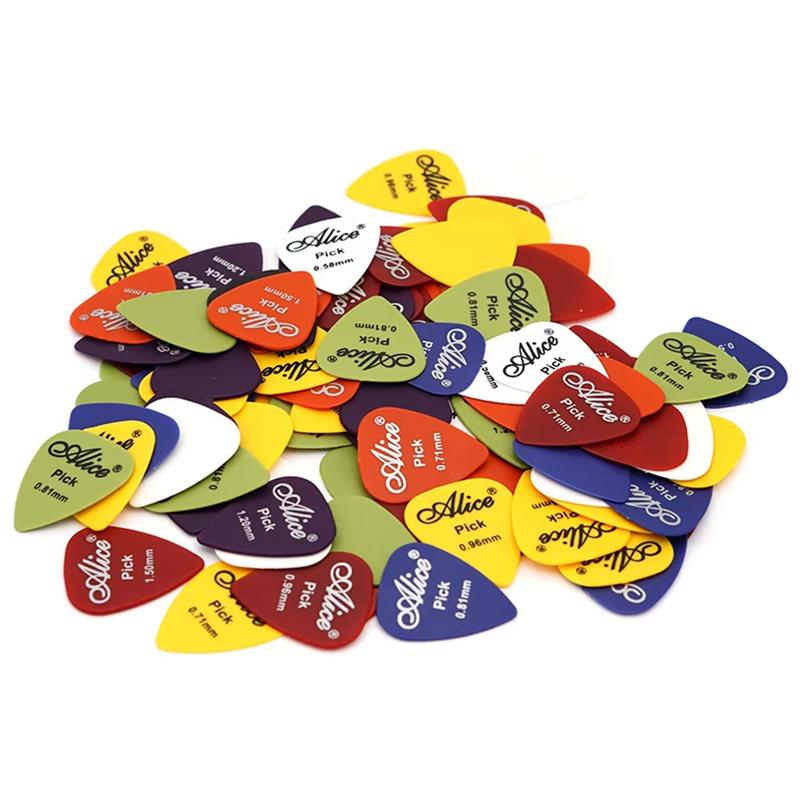 Gitaarplectrums met Opbergdoosje ABS Plectrums voor Elektrische Akoestische Gitaar 6 Dikte Gitaar Plectrum Accessoires