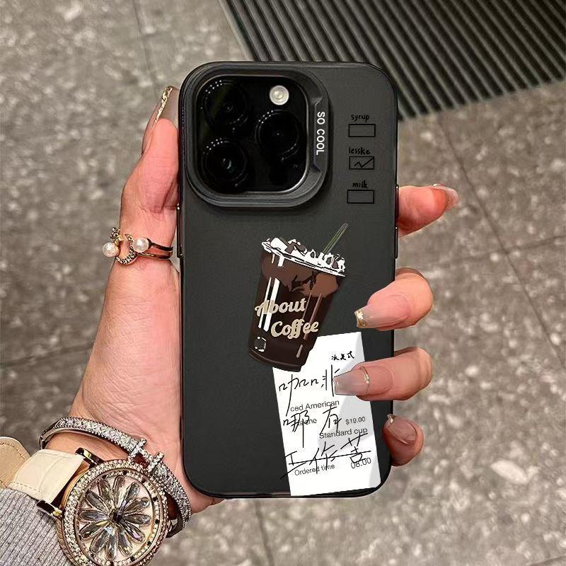 Coffee is bitter than work iPhone Apple 111promax mobile phone case 11pro/11plus/11 matte 11pr