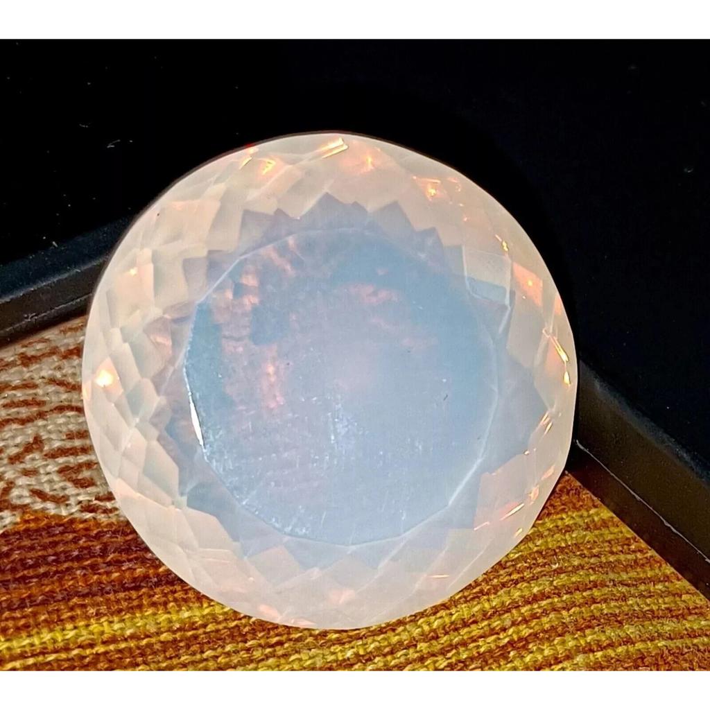 Natural White Opal 100 Ct+ Round Cut Certified Stunning Loose Gemstone
