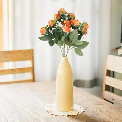 10 Heads Artificial Flowers Wedding Bouquet Home Decoration Artificial Roses