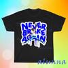 New Never Broke Again Slogan Men's Black T-shirt Funny Size S To 5XL