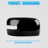 For Jeep Renegade 2016 2017 2018    Glossy Black Rearview Mirror Cover Side Door Mirror Caps 5VZ08TZZAA 5XA12TZZAA