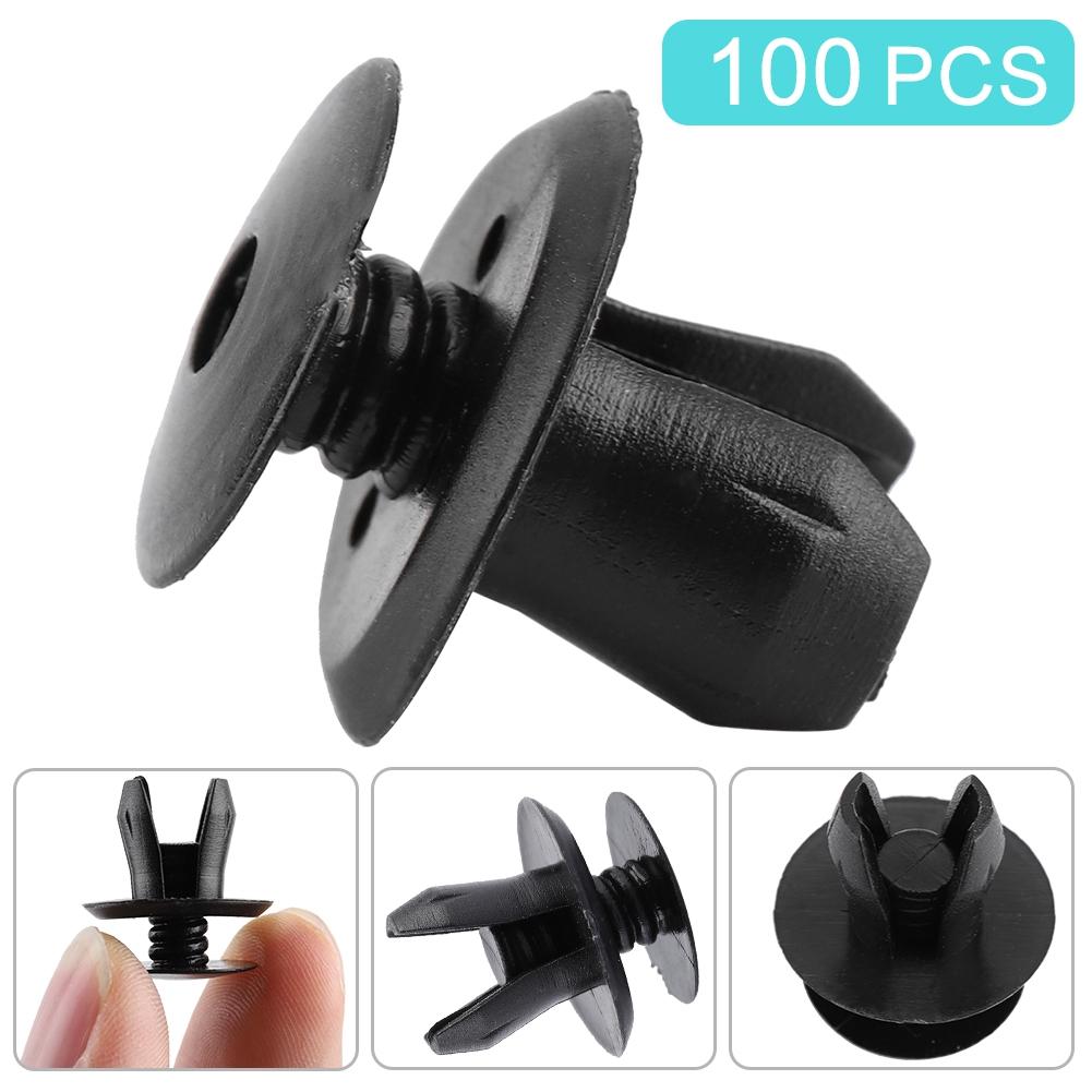 Car Push Rivet Trunk Bumper Lining Assorted Clip Fastener Retainer?for  (100pcs)
