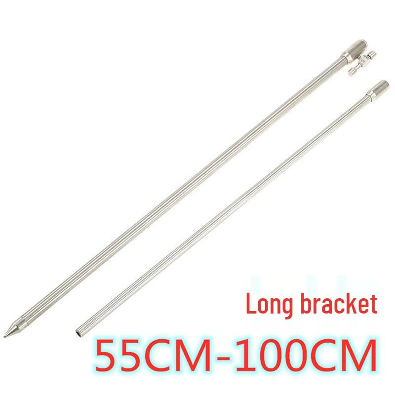 

Stainless Steel Telescopic Fishing Rod and Bite Alarm Holder for European Carp