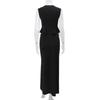 Jennie Kim Ji-soo Inspired Ruffled Sleeveless Top & Waist-Cinching Long Skirt Suit