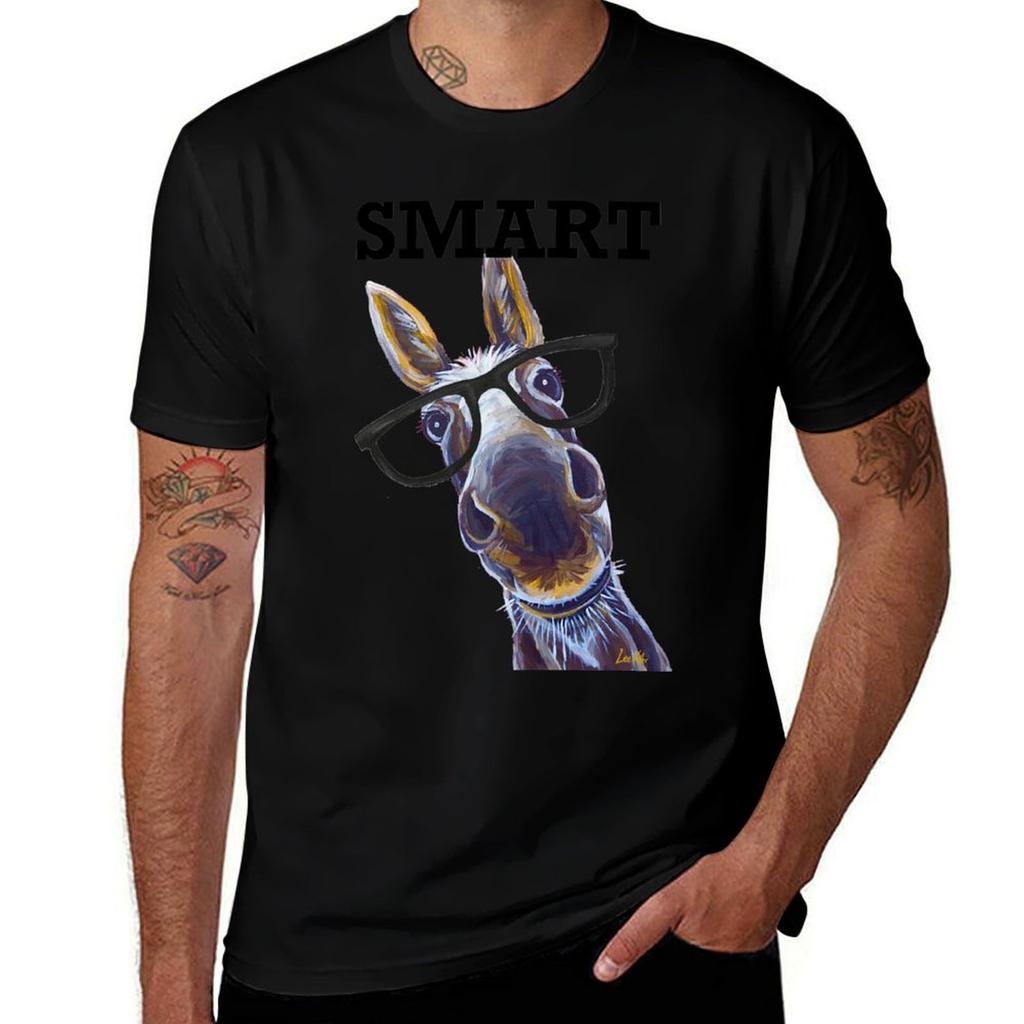 Smart Donkey Shirt Smart Ass Donkey Donkey Shirt Tshirt Cotton T Shirts High Quality Tshirt