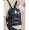 Schoolbag new high-value cute polka dot Miffy rabbit backpack Korean girl backpack large capacity light commuter schoolbag
