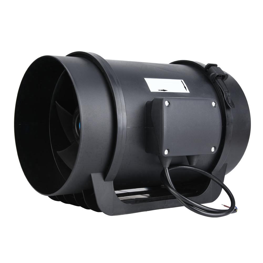 8in EC Motor Ventilation Exhaust Fan Duct Fan PWM Adjustable Speed Controller 760CFM 220V