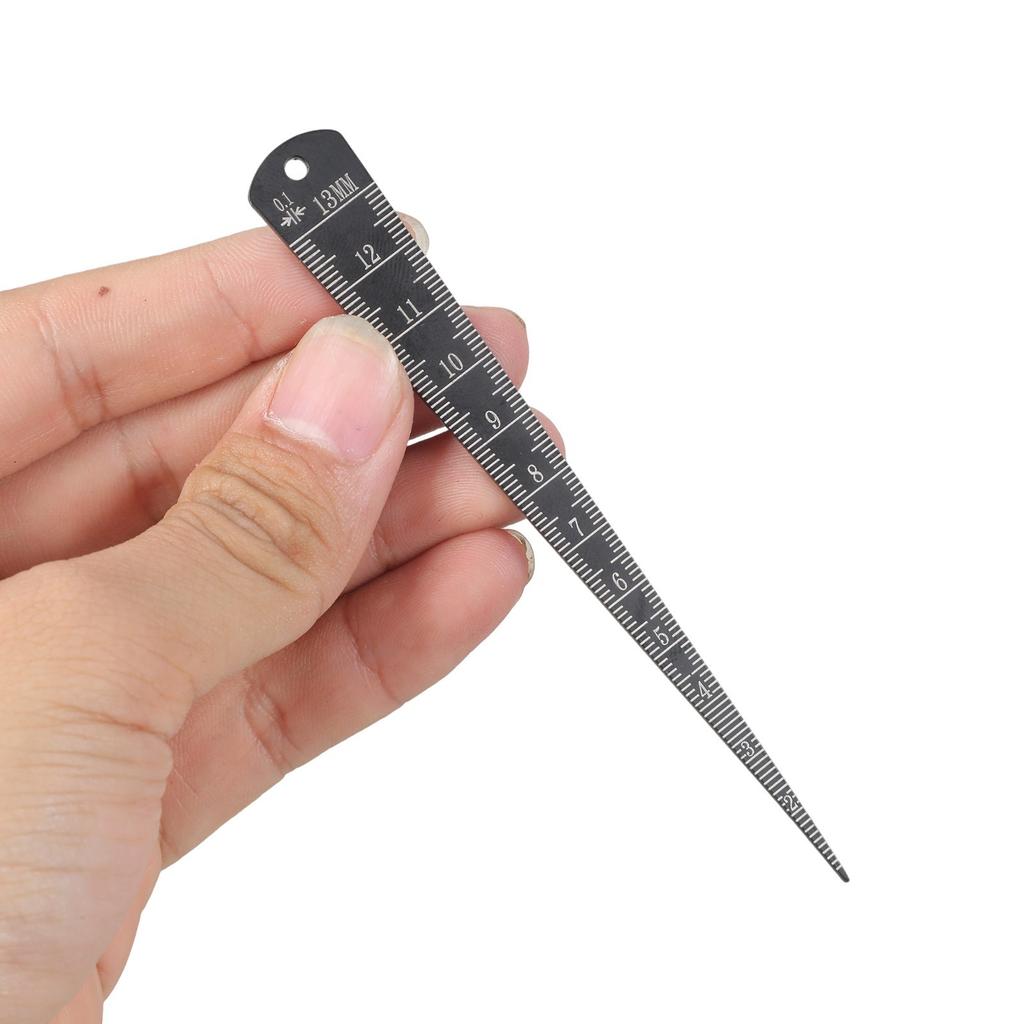1Pack Metric and Imperial Thread Screw Gauge Clear Scale Thread Gauge for Accurate Measurement in Stainless Steel