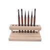 1Pcs Wood Multifunction Desk Organizer Nail Art Pen Holder Phone Stand And Storage Solution For Nail Tool
