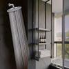 Premium Material Round Shower Head Chrome Plated Finish Concealed Mount Showerhead Home Bathroom