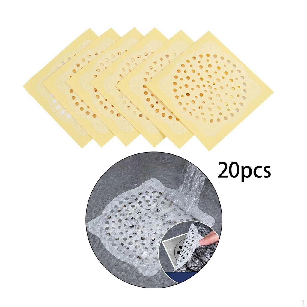 Shower Drain Cover Disposable Anti Clogging Kitchen Residue Filter Screen Strainer for