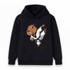 Kids Boys Girls Hoodie, Cute Capybara Taekwondo Karate Print Casual Pullover Sweatshirt for Children Daily Wear