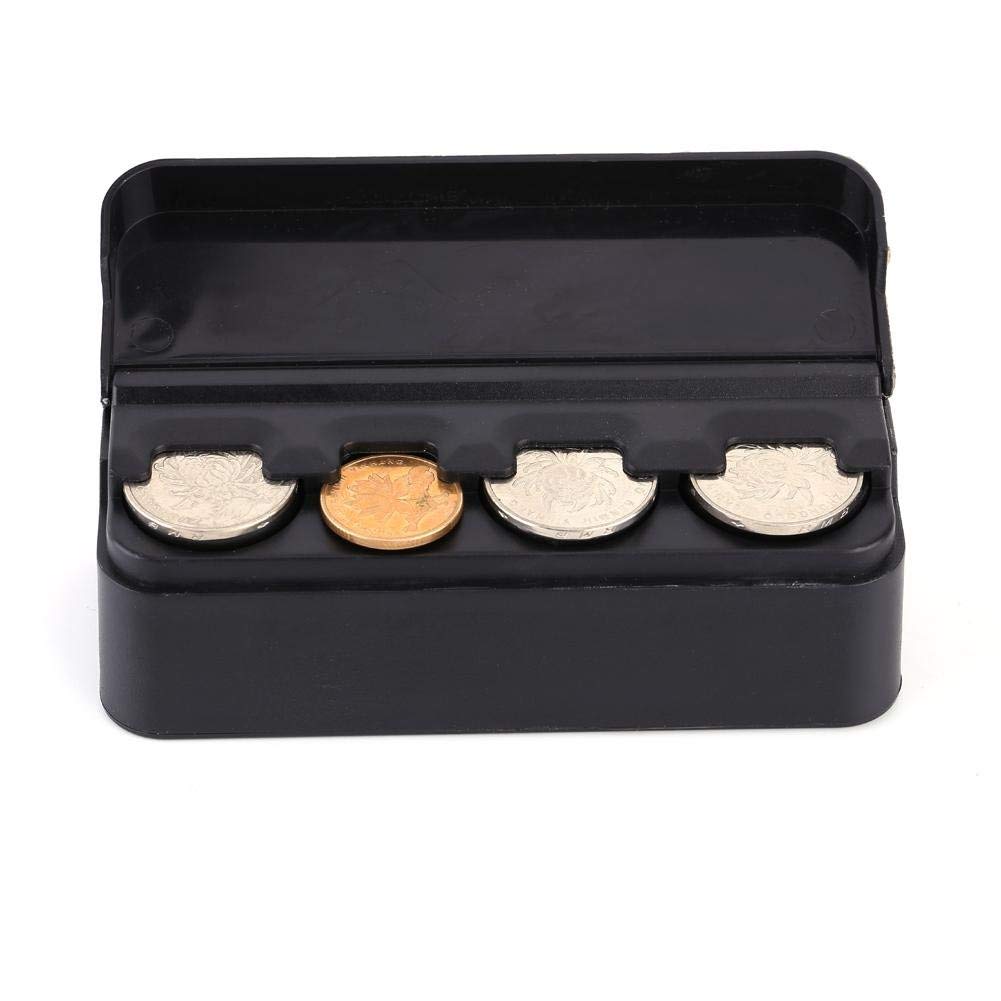 Car Coin Holder Box Automotive Container Coin Storage Car Coin