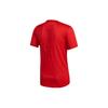 Adidas Soccer Training Sports Crew Neck Short Sleeve T-Shirt Men Tops Light-Crimson FM2102