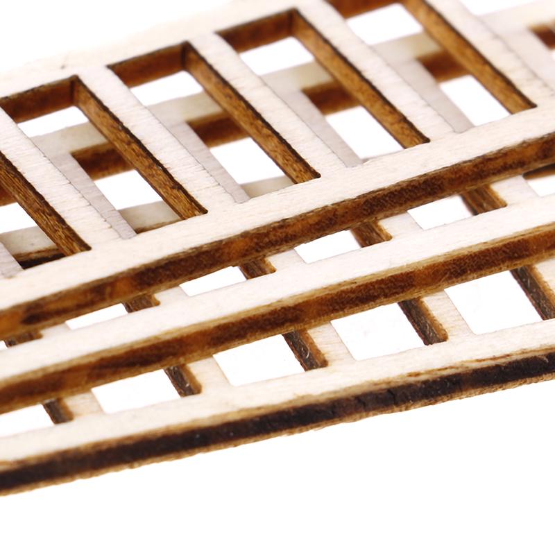 3Pcs Mini Wood Ladder Figurines Craft Garden Gift Diy Ornament Garden Decoration