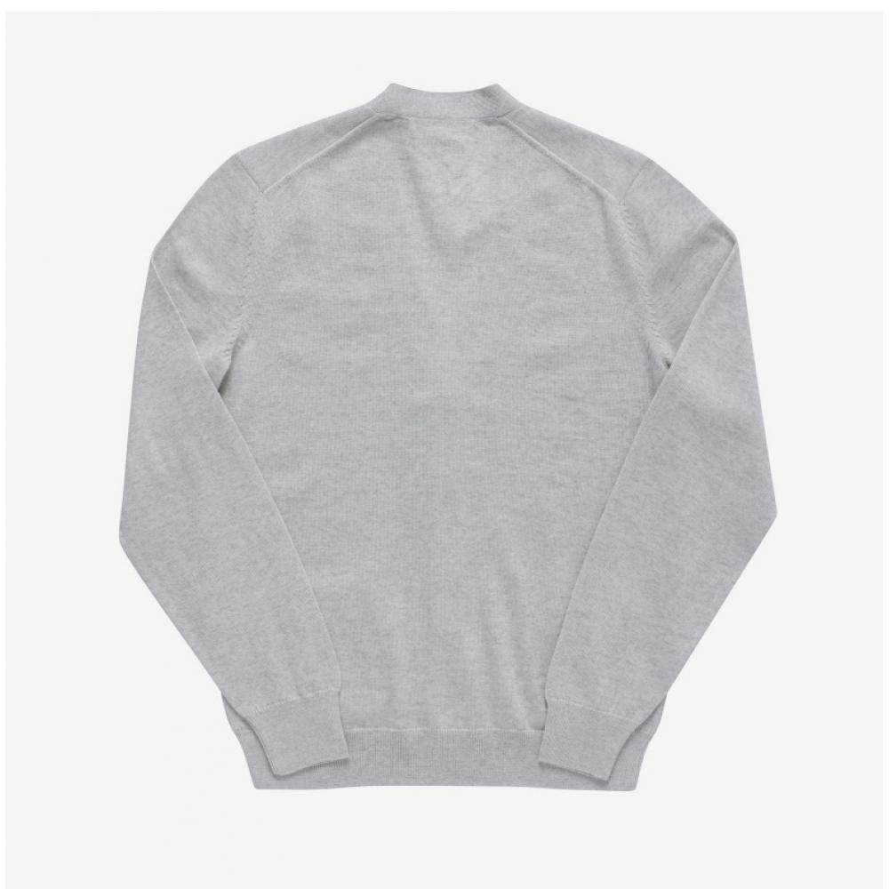 MaiSon KitSune Mm00509kt1036 H120 Bold Fox Head Patch V Neck Men S Cardigan