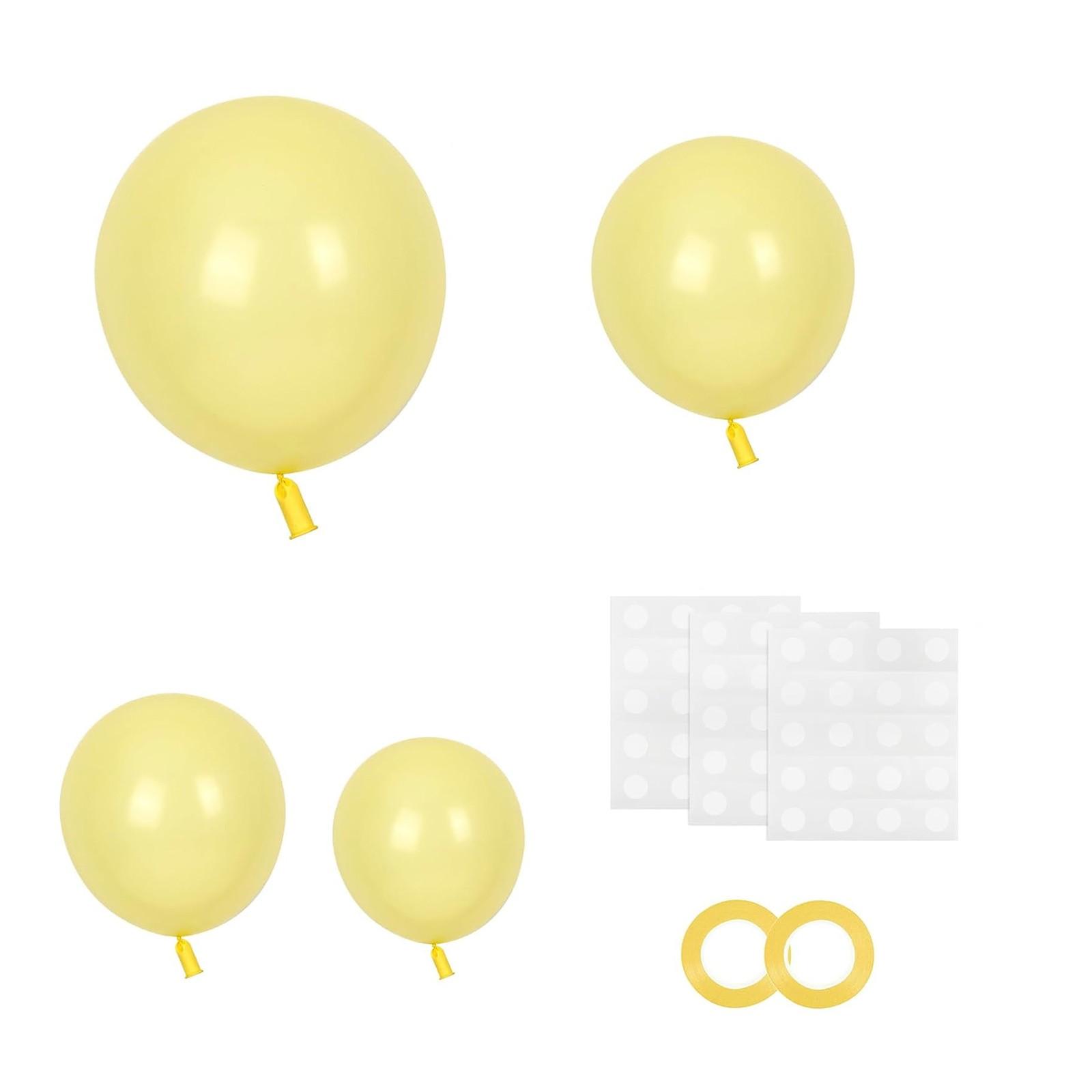 

Набор из 129 штук и арки, золотое украшение на день рождения, подходит для женщин и девушек, легкий хромированный золотой латекс, свадебный One Size жёлтый