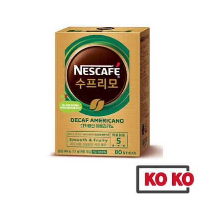 Nescafe Supremo Decaffeinated Americano 1.1g X 80 Sticks
