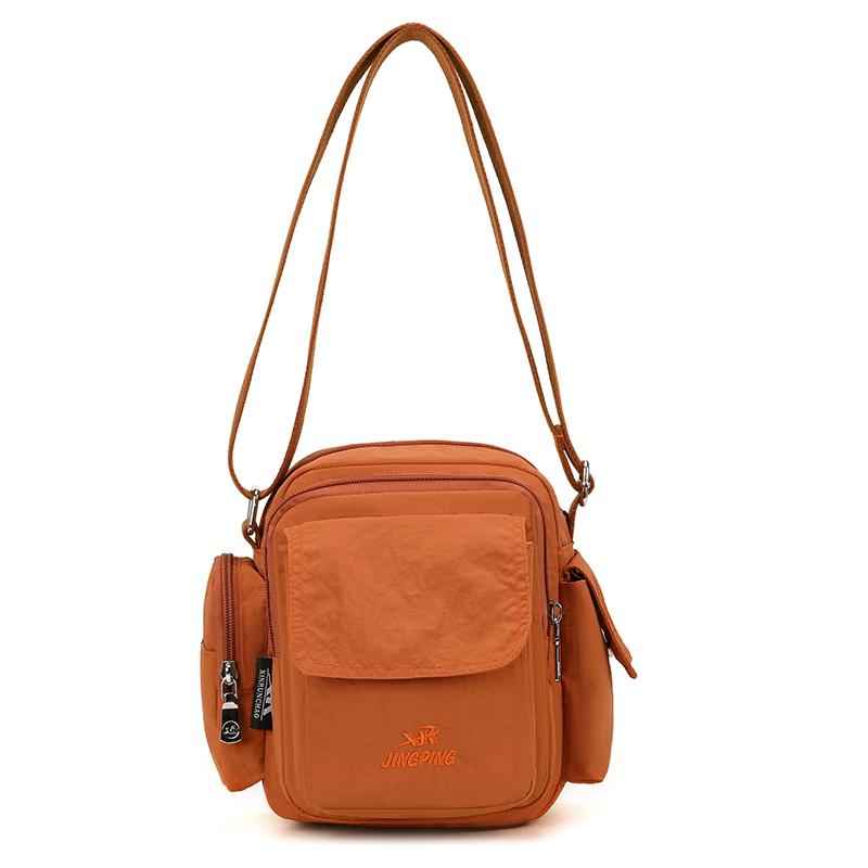 Water-Repellent Multi-Pocket Commuter Mobile Phone Bag Women's Shoulder Crossbody Bag Small Square Bag