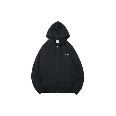 Casual Sports Zip-Up Hoodie Jacket Men Jackets Standard-Black AWDR567-1