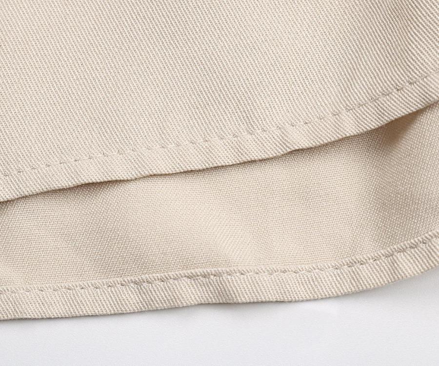 Solid Color A-Line Knee-Length Dress Women Sleeveless V Neck Summer