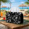 1pc Minimalist Botanical Tissue Box | Multi-functional Napkin Dispenser, Two Sizes Available Suitable for Home, Parties, Car Decoration Jungle Leaf Fe