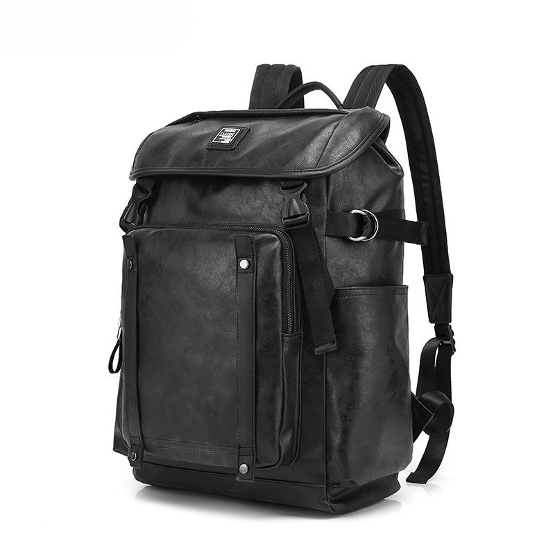 College Students Backpack Men's and Women's Waterproof PU Popular School Bags Fashion Leisure Travel Backpack