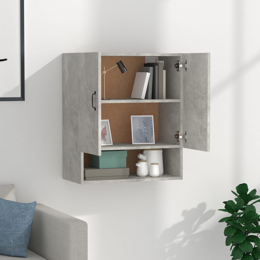 Vidaxl Wall Cabinet, Concrete Grey, 60X31X70 Cm