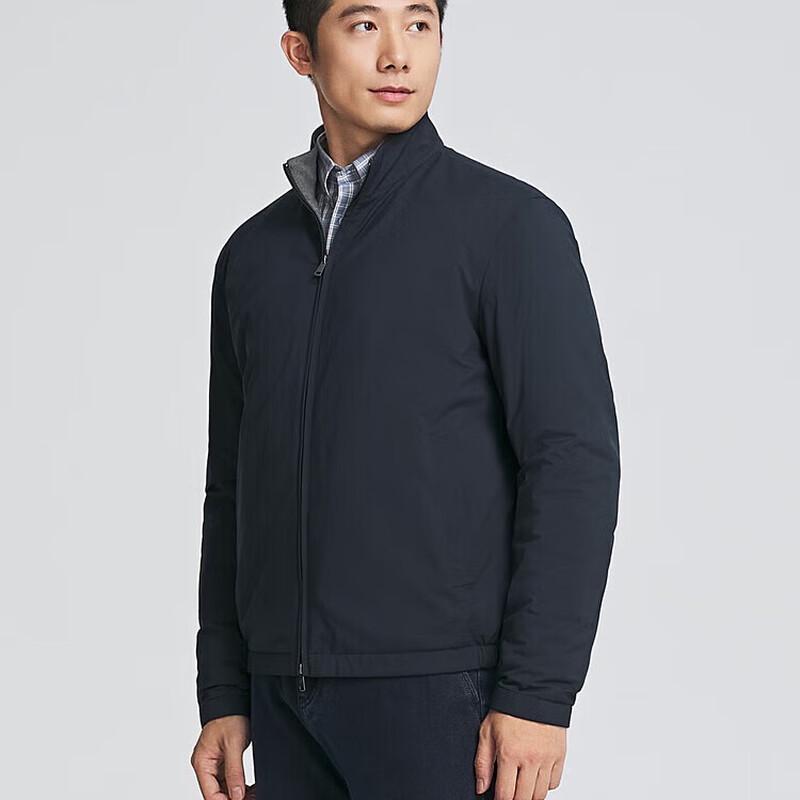 YOUNGOR Men's Padded Stand Collar Jacket