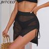 BITCED Sexy Bodycon Skirt - Lace-Up Hemline with Slit Women's Summer Skirt