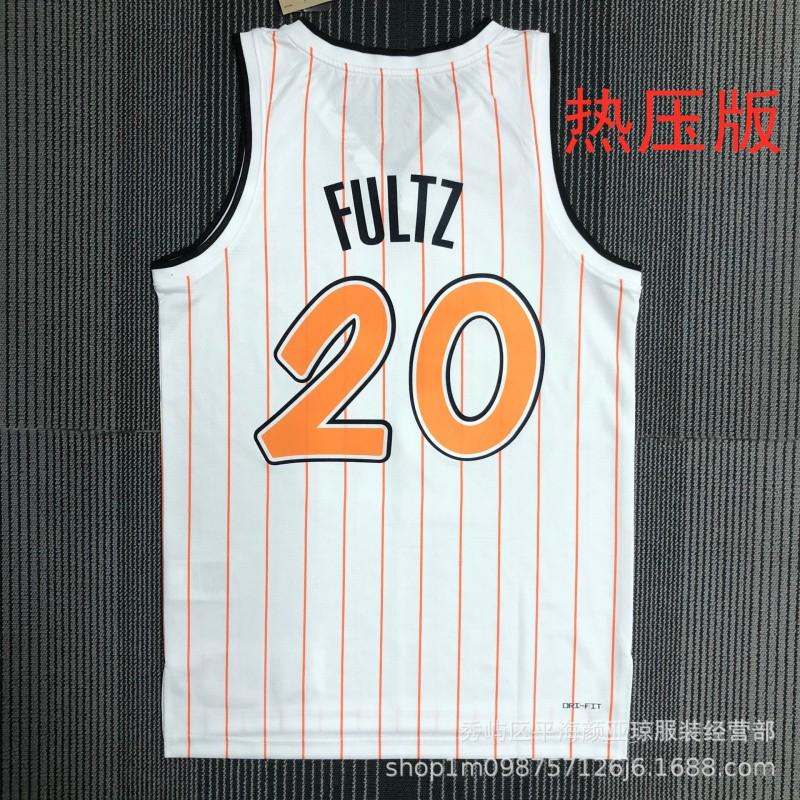 Basketballtrikot Orlando Magic 20 Markelle Fultz Hitzepresse Performance Sportbekleidung Herren Damen Herbst Winter