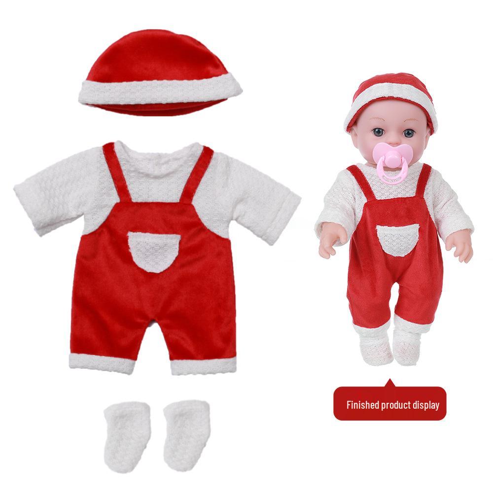 Doll Clothes Set: 30cm Baby Doll Outfit with Hat for DIY Customization