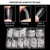 500pc False Nail Extension Tips Artificial Fake Nails Clear Full Cover Nail Tips
