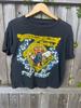 Maglietta Nera Heavy Metal Vintage Usurata Twisted Sister AN51820 T-Shirt Unisex