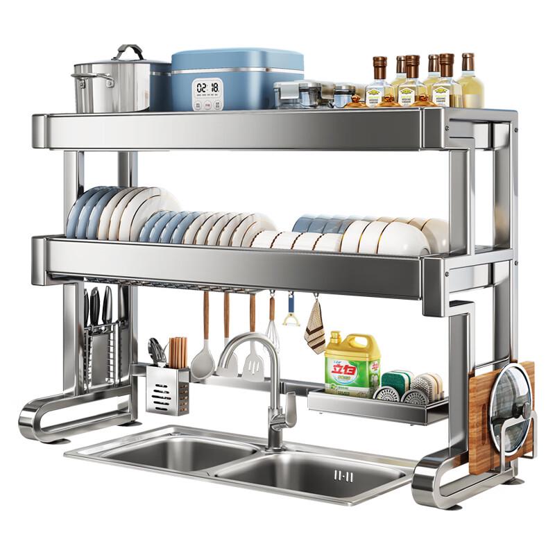 Shuaishi 304 Stainless Steel Over-Sink Dish Drying & Storage Rack