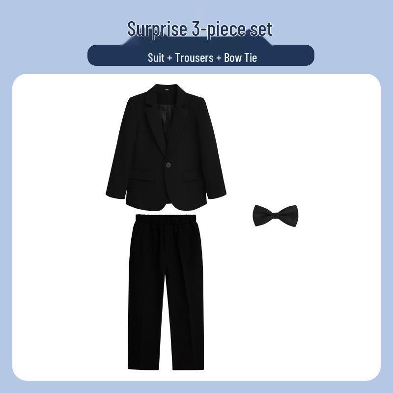 Stylish Boys' Spring/Autumn Suit - Trendy Korean-Style Casual Outfit for Kids