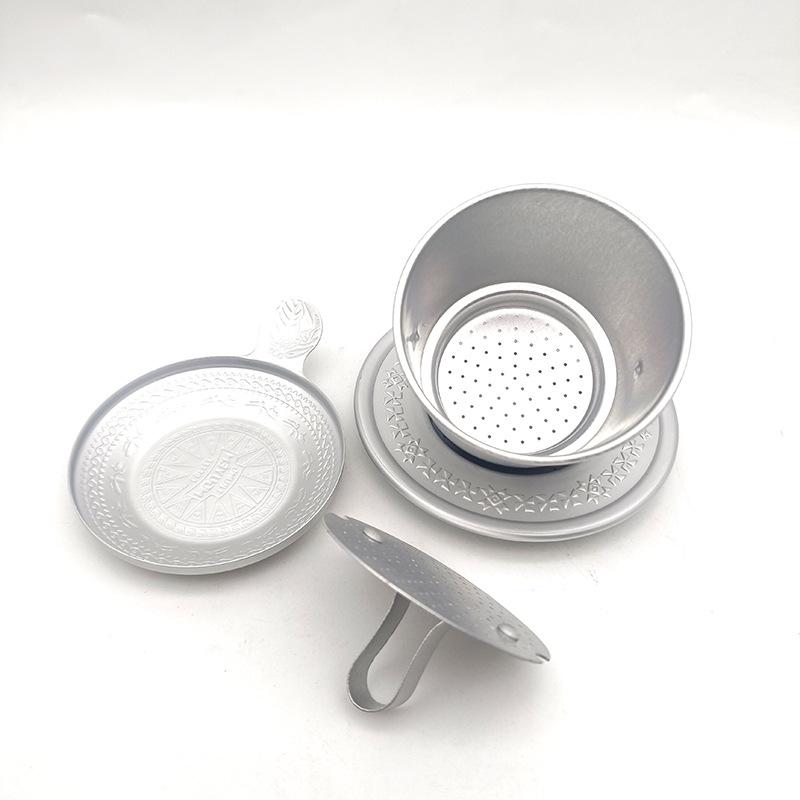 1 Zestaw Przenośny Drip do Kawy Wietnamski Filtr do Kawy Kompaktowe Akcesoria do Kawy Aluminiowe Akcesoria do Kawy Dla Miłośników Unikalny