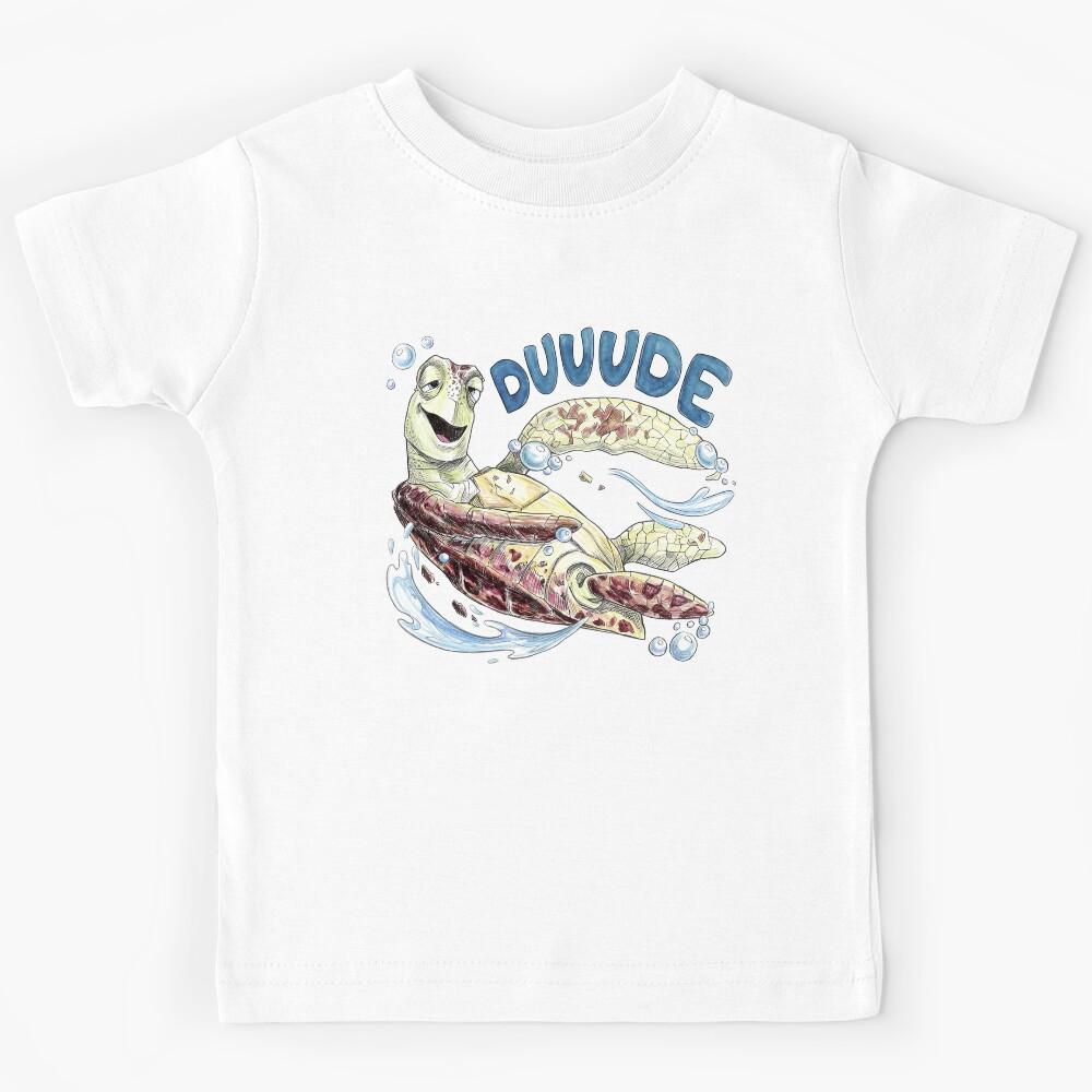 Retro Big Dude Lil Dude Sea Turtle Beach Vacation Fathers Day Kids T-Shirt 100